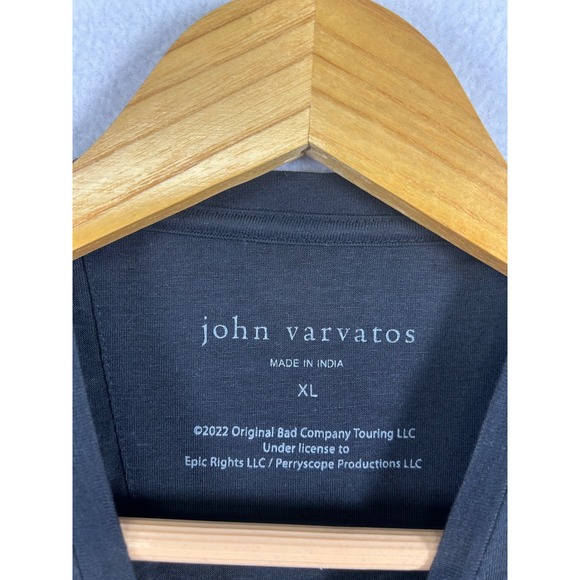 John Varvatos Bad Company T-Shirt Mens XL Black Graphic Band Tee NEW - Picture 3 of 11